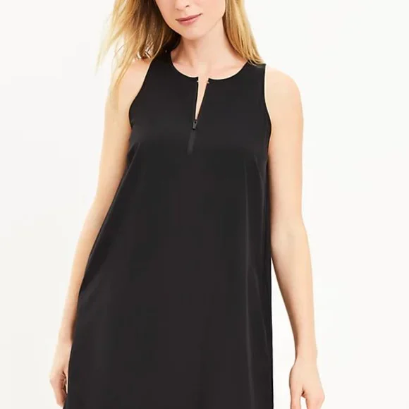 Loft Lou & Grey Wanderweave Zip Halter Pocket Dress - Picture 3 of 4